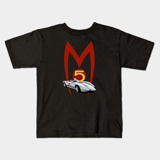 MACH 5 Kids T-Shirt by balungan88